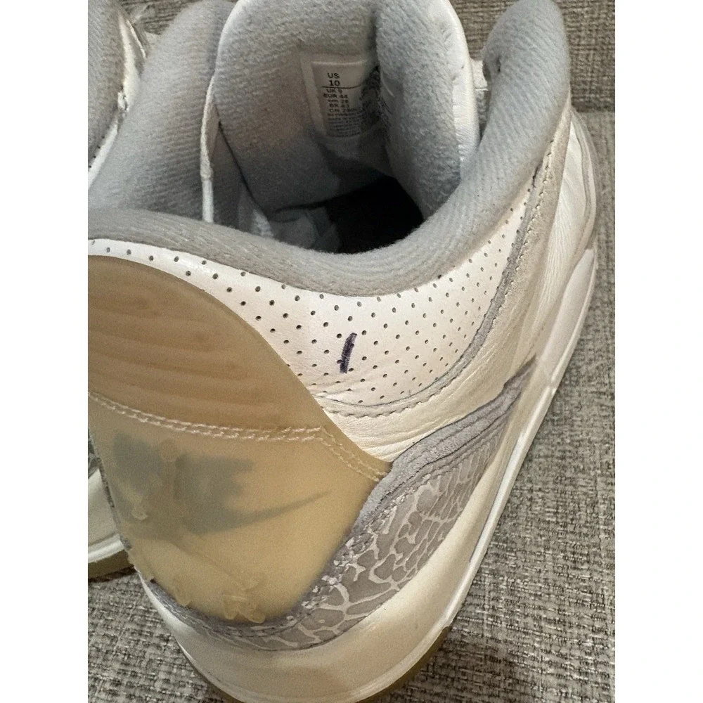 Nike‎ Air Jordan 3 Retro SE Craft Ivory Grey Mist FJ9479-100 Men's Sz 10